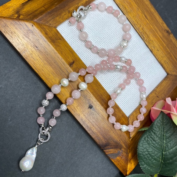 Natural gemstone jewellery set. - Picture 9 of 14